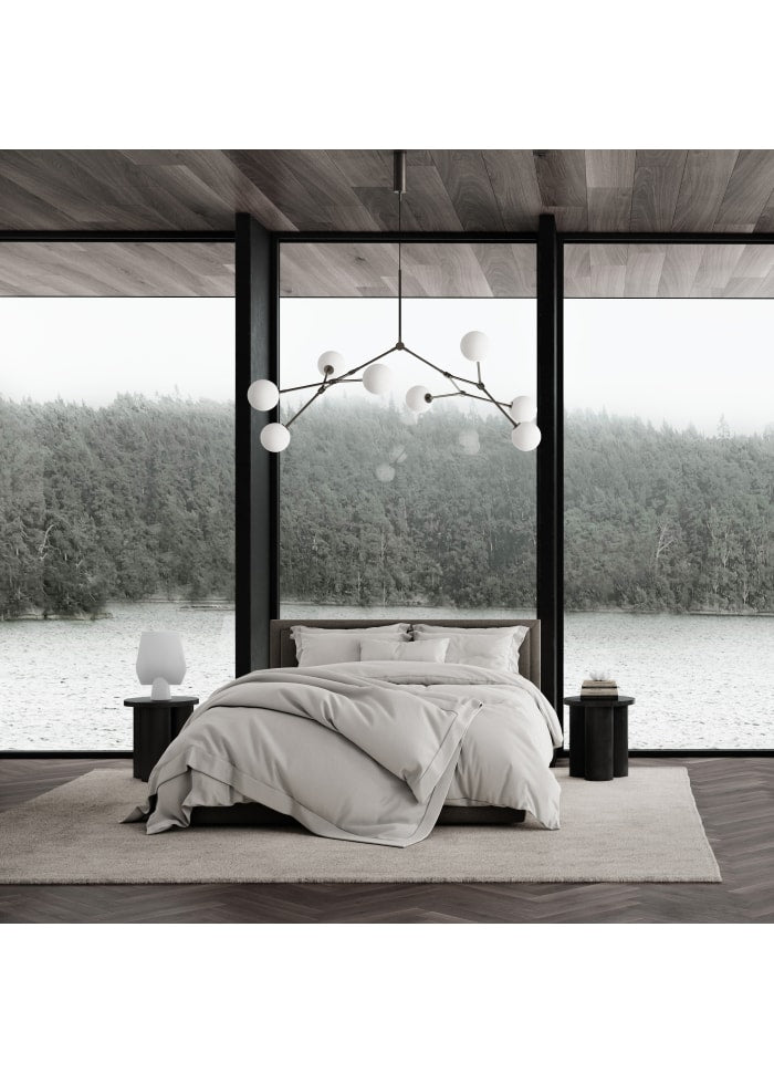 Drop Chandelier Bulp - Grey