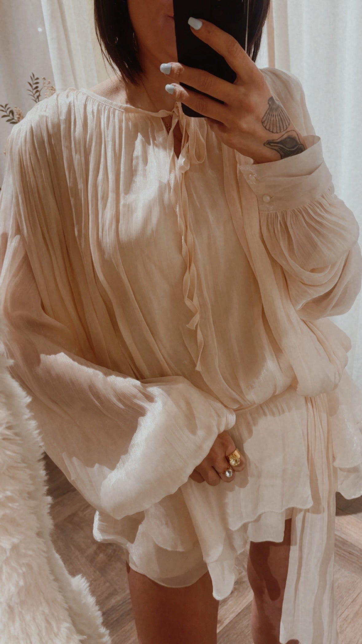 Hanna tunika/dress med tillhörande shorts