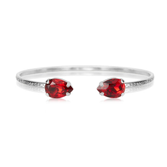 PETITE DROP BRACELET RHODIUM SCARLET kr