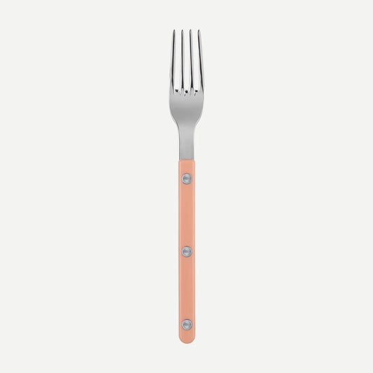 Sabre Paris dessert gaffel liten bistrot solid blank nude pink