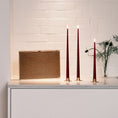 Load image into Gallery viewer, ester & erik LED-ljus 30 cm 2-pack, Deep Wine 44/2
