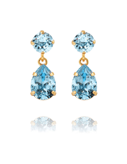 Mini Drop Earrings aquamarine