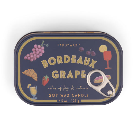 Doftljus i plåtask Bistro - Bordeaux Grape