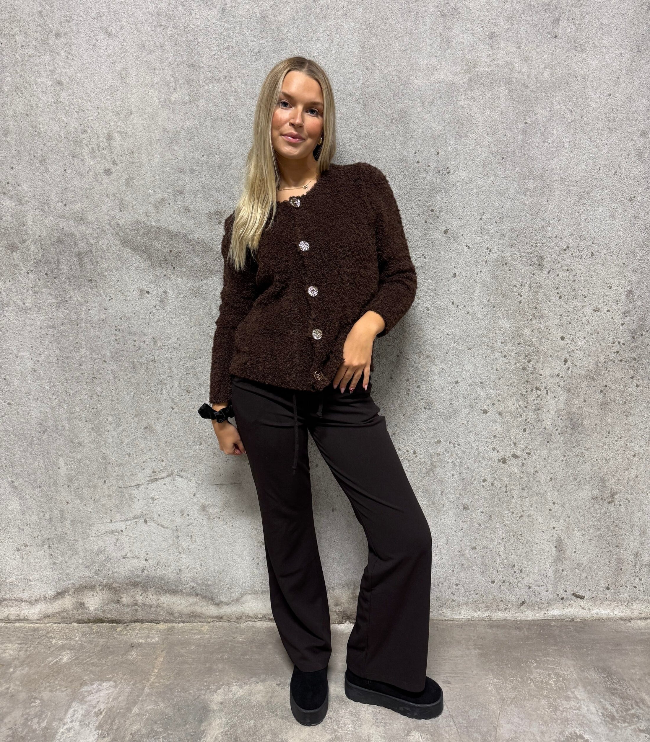 Juliette lång ärm Espresso