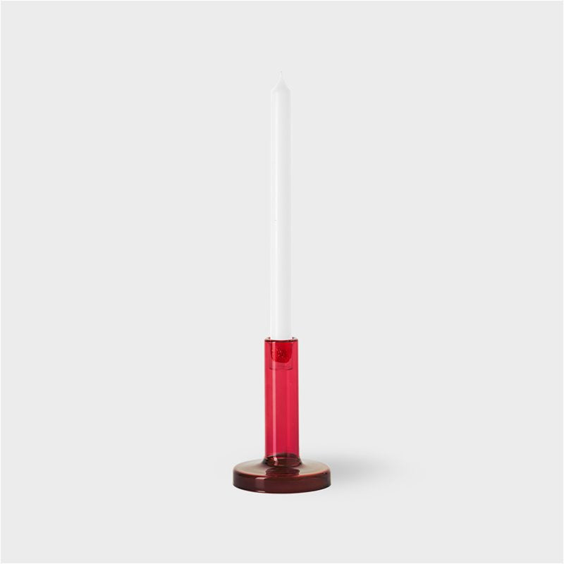 Candle holder Red/Burgundy