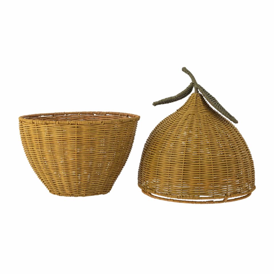 Lemon basket with lid