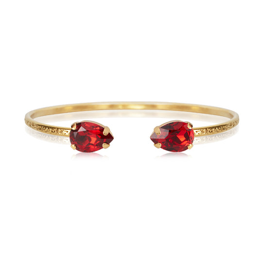 PETITE DROP BRACELET GOLD SCARLET