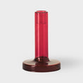 Load image into Gallery viewer, Candle holder Red/Burgundy
