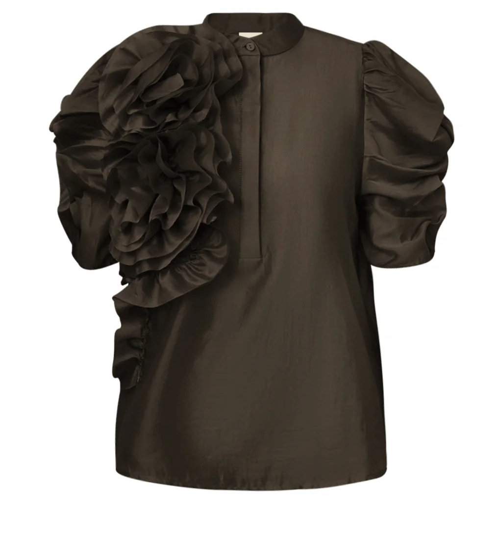 Annsofigo blouse Coffee
