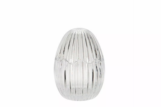 Glasburk ägg rand