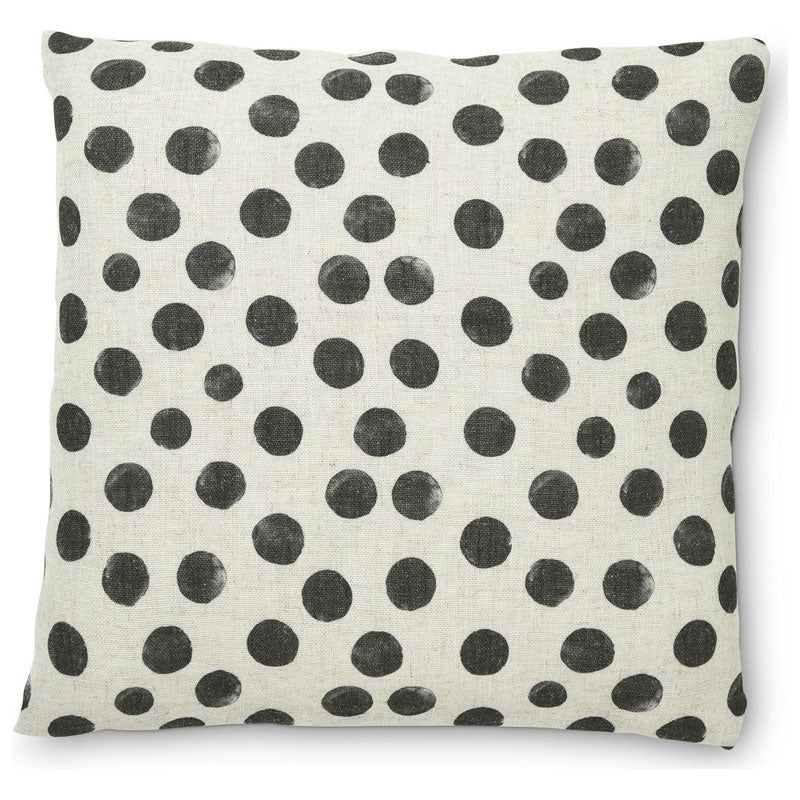 Dot kuddfodral svart