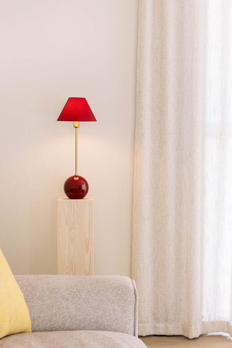 Bordslampa 20 Burgundy