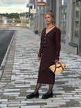 Load image into Gallery viewer, Anna set Cardigan + Dress  chokolate
