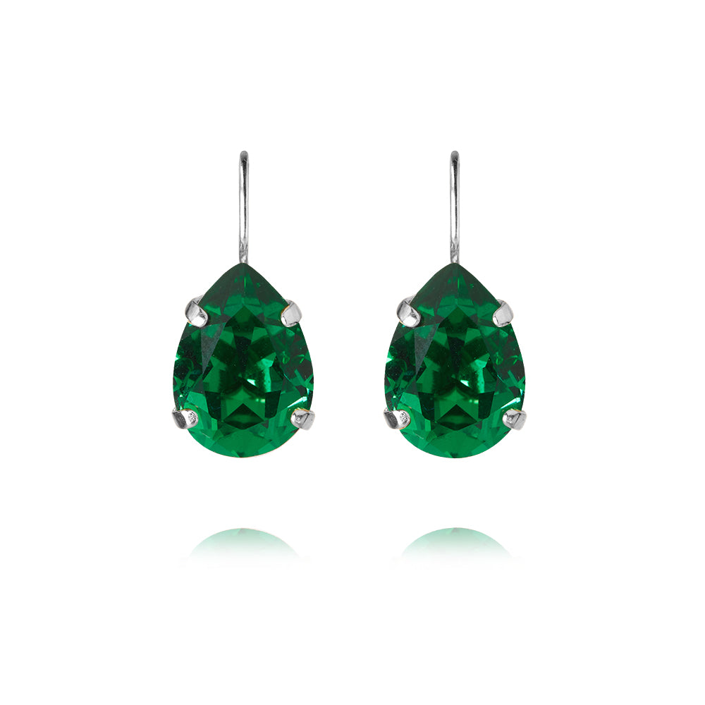 MINI DROP CLASP EARRINGS MAJESTIC GREEN