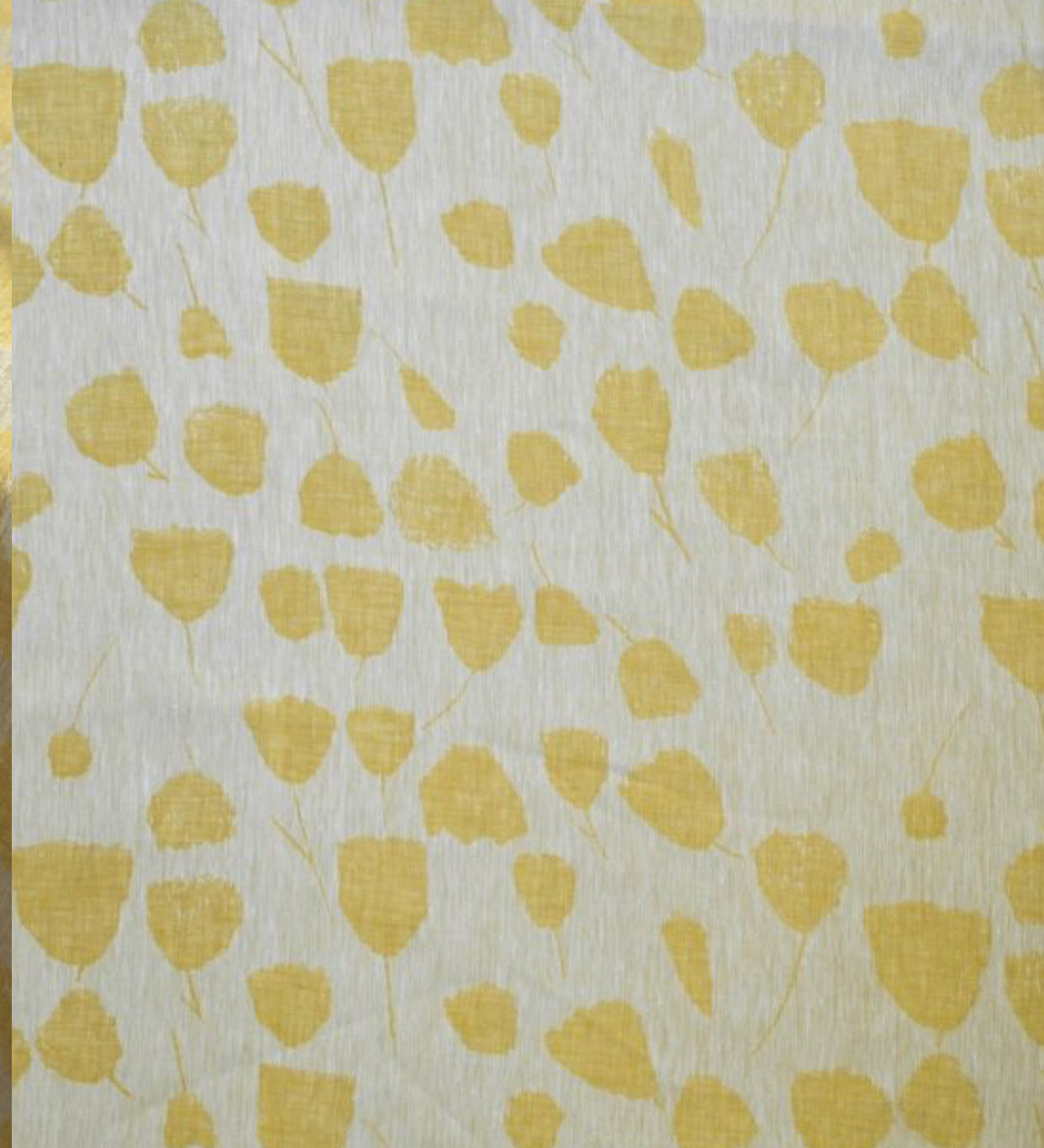 BOUQUET DUK LINNE, GUL 147x250cm