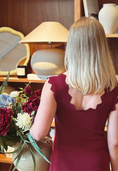 Load image into Gallery viewer, Kayla dress Burgundy
