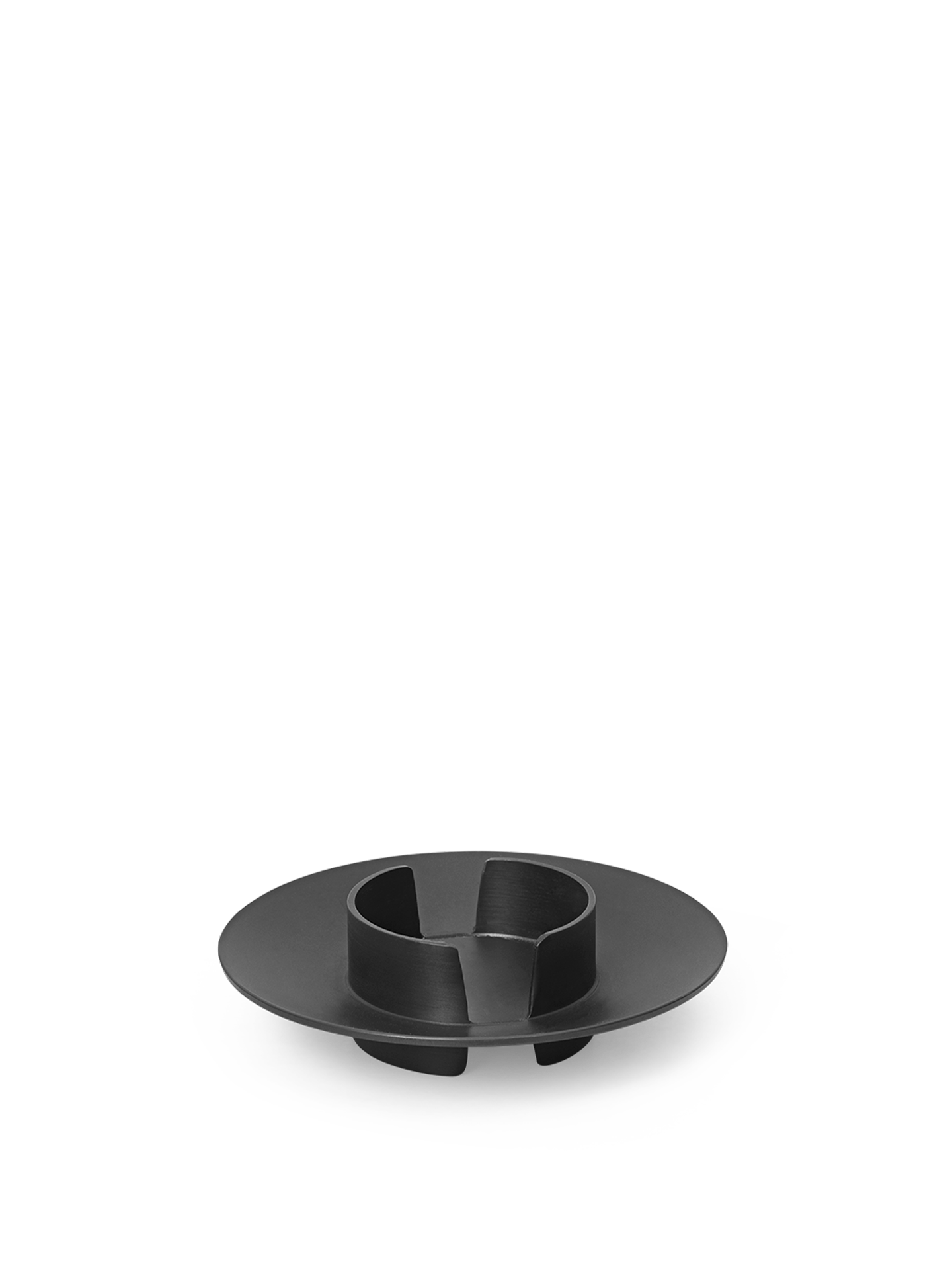 Block Candle Holder - Black Brasso