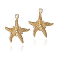 Load image into Gallery viewer, SEA STAR EARRINGGOLD PEARL
