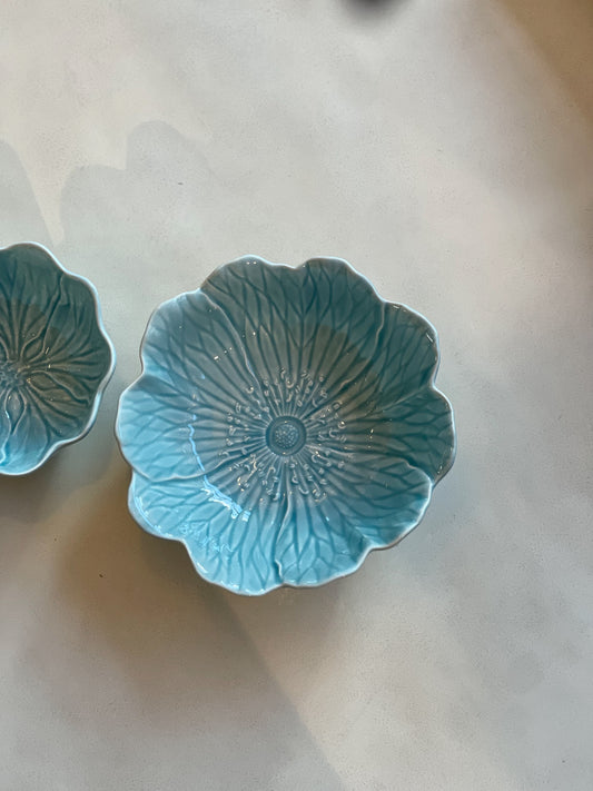 Flora skål blå 17 cm