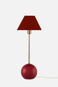 Load image into Gallery viewer, Bordslampa 20 Burgundy
