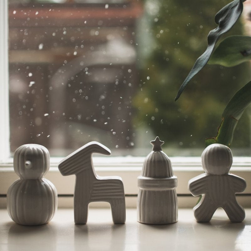 Christmas Train 4-set Vit