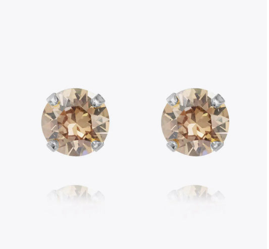 Classic stud earrings silver - Välj färg