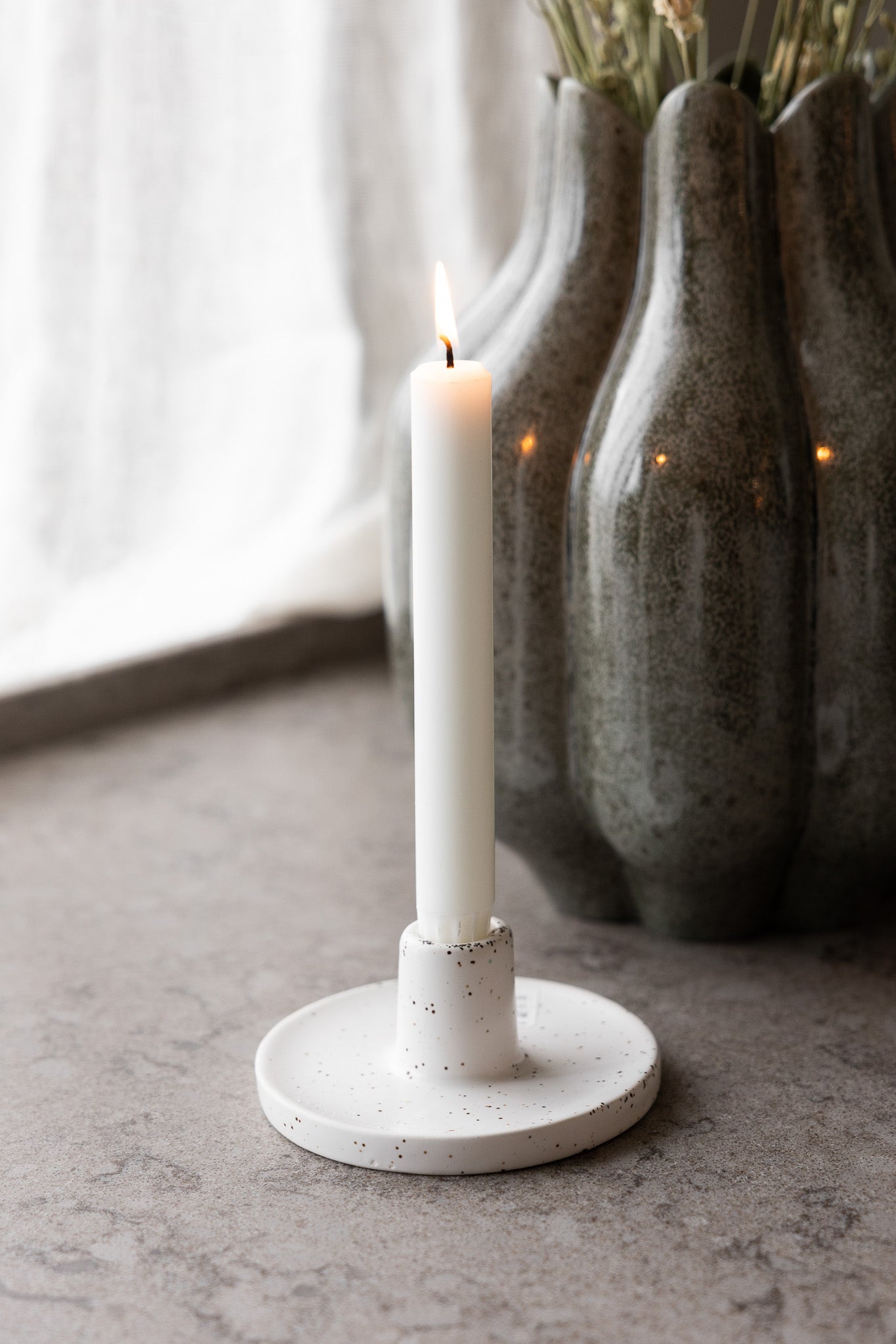 EKDALEN vanilj ljusstake