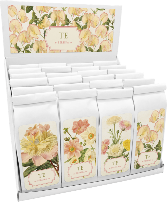 Te persika kommer snart