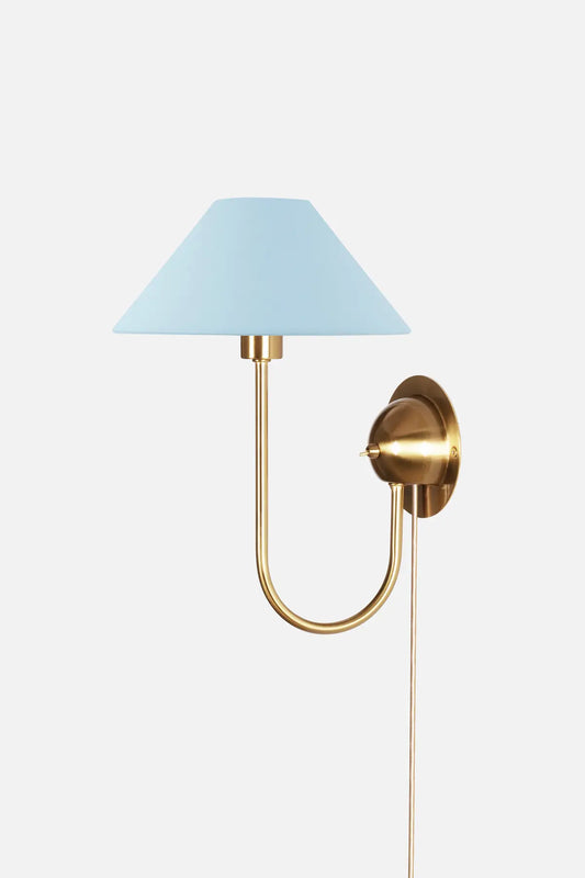 Vägglampa Iris Blå