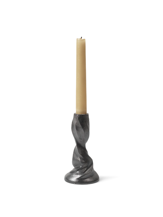 Ferm Living Gale Candle Holder - H13 - Blackened Aluminium