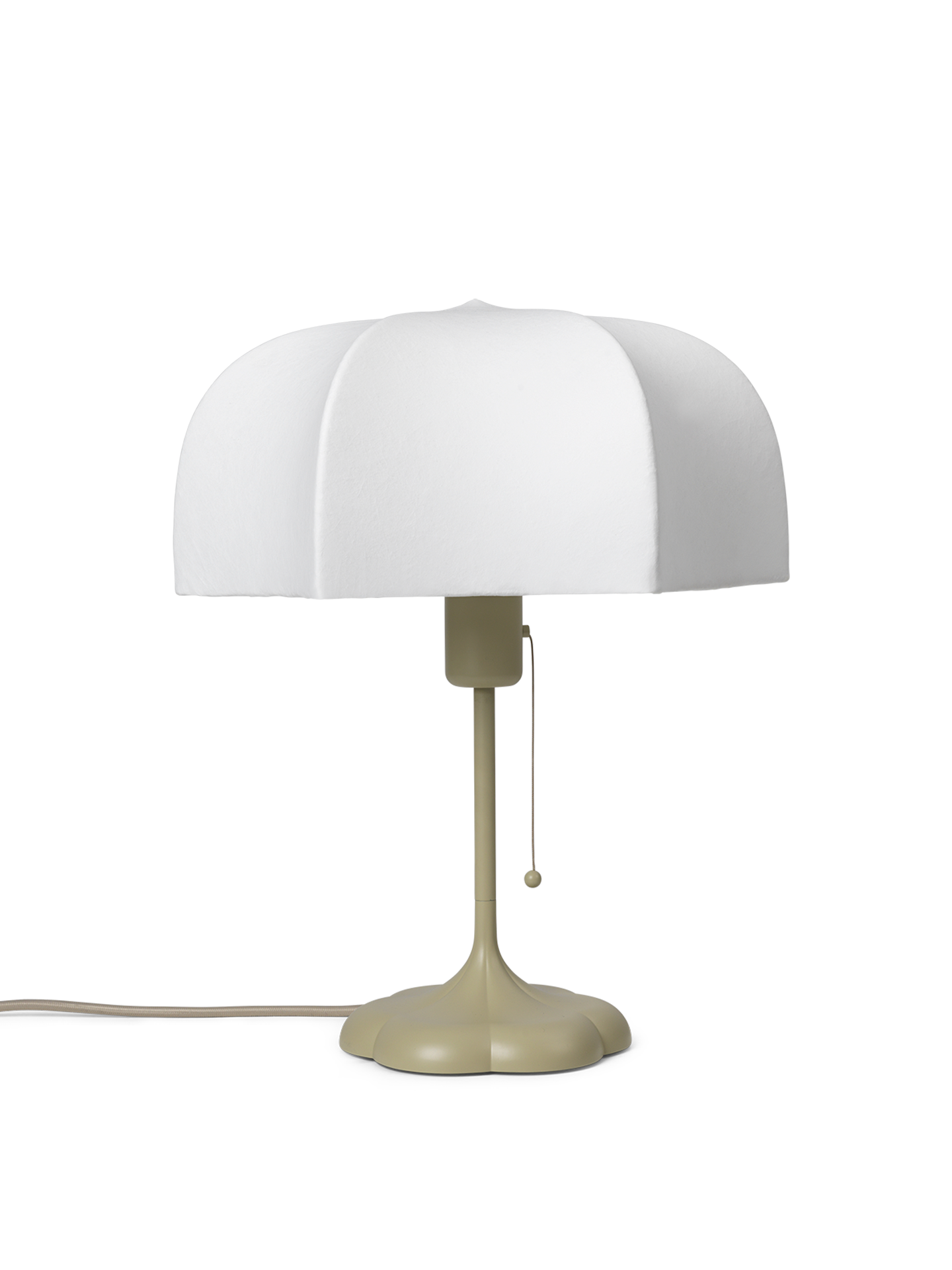 Poem Table Lamp - White/Cashmere