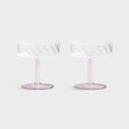 Load image into Gallery viewer, Coupe pink set of 2
