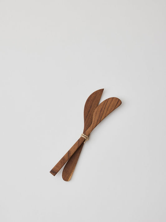 Teak Smörkniv 2p.
