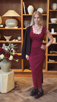 Load image into Gallery viewer, Kayla dress Burgundy
