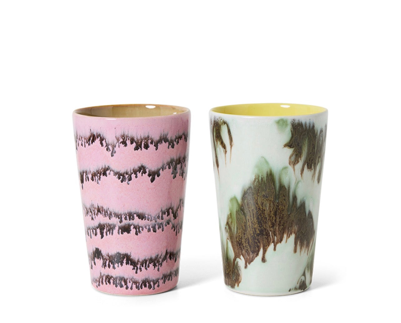 70s ceramics: tea mugs Set of 2