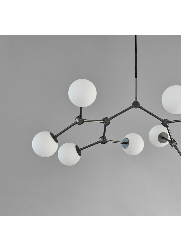 Drop Chandelier Bulp, Mini - Grey