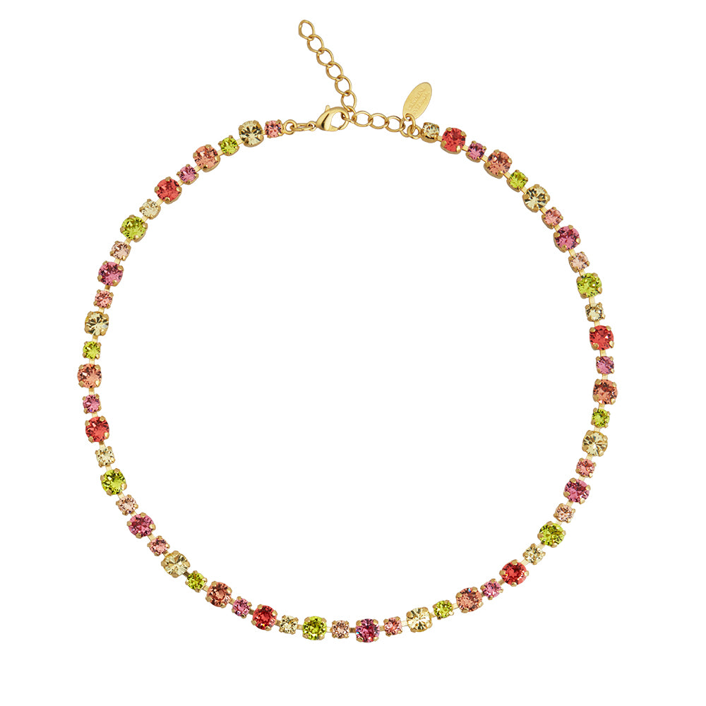 CALANTHE NECKLACE GOLD TROPICANA COMBO
