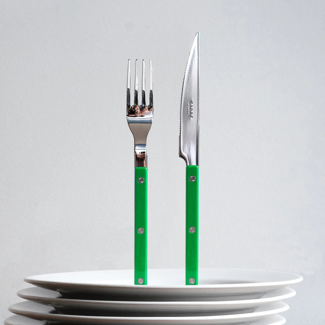 Sabre Paris Middagsgaffel Garden Green Bistrot blank