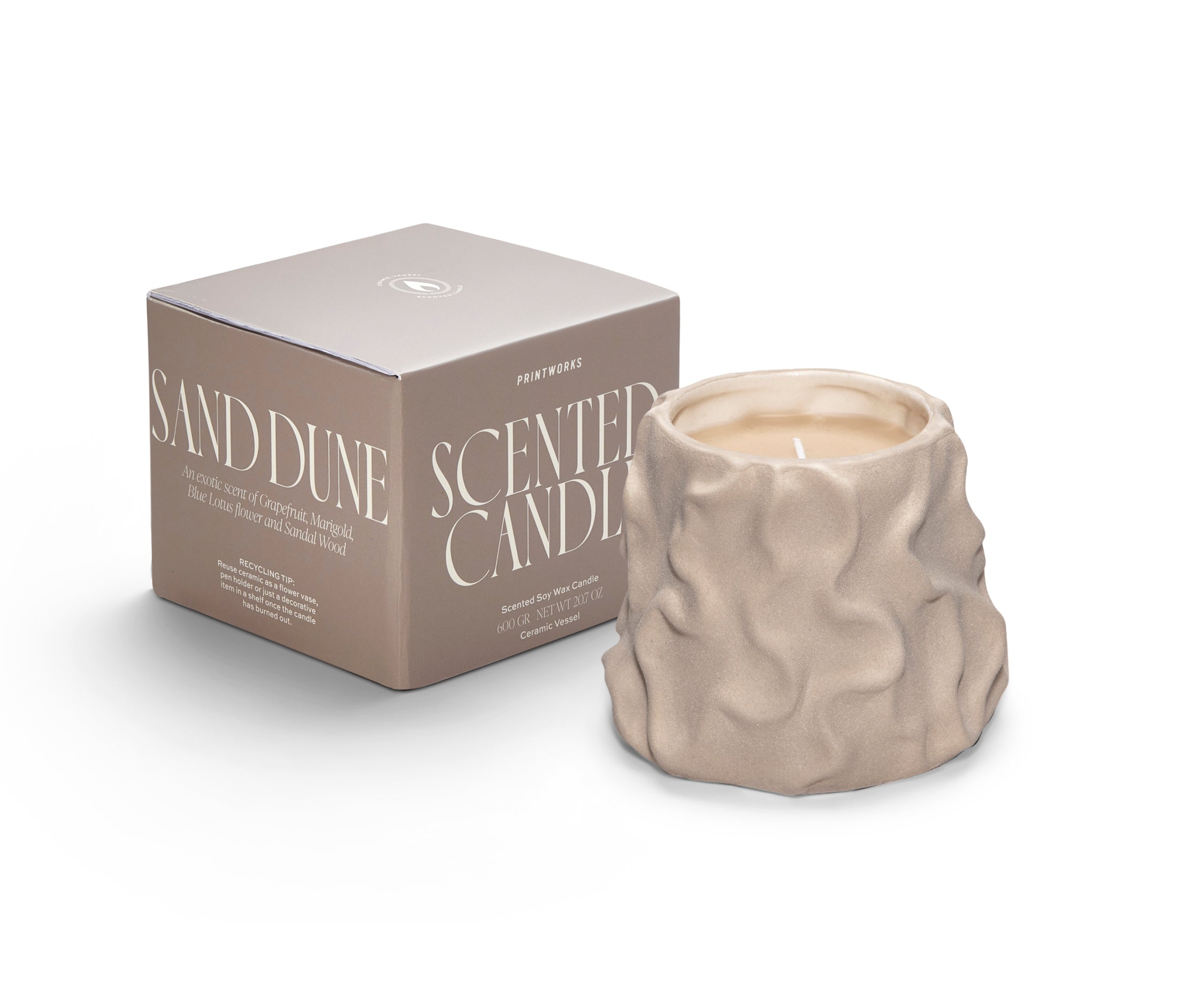 Scented candle - Sand