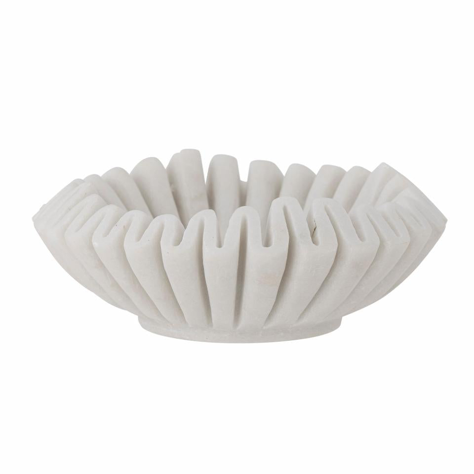 Harmonia Bowl, White, Marble