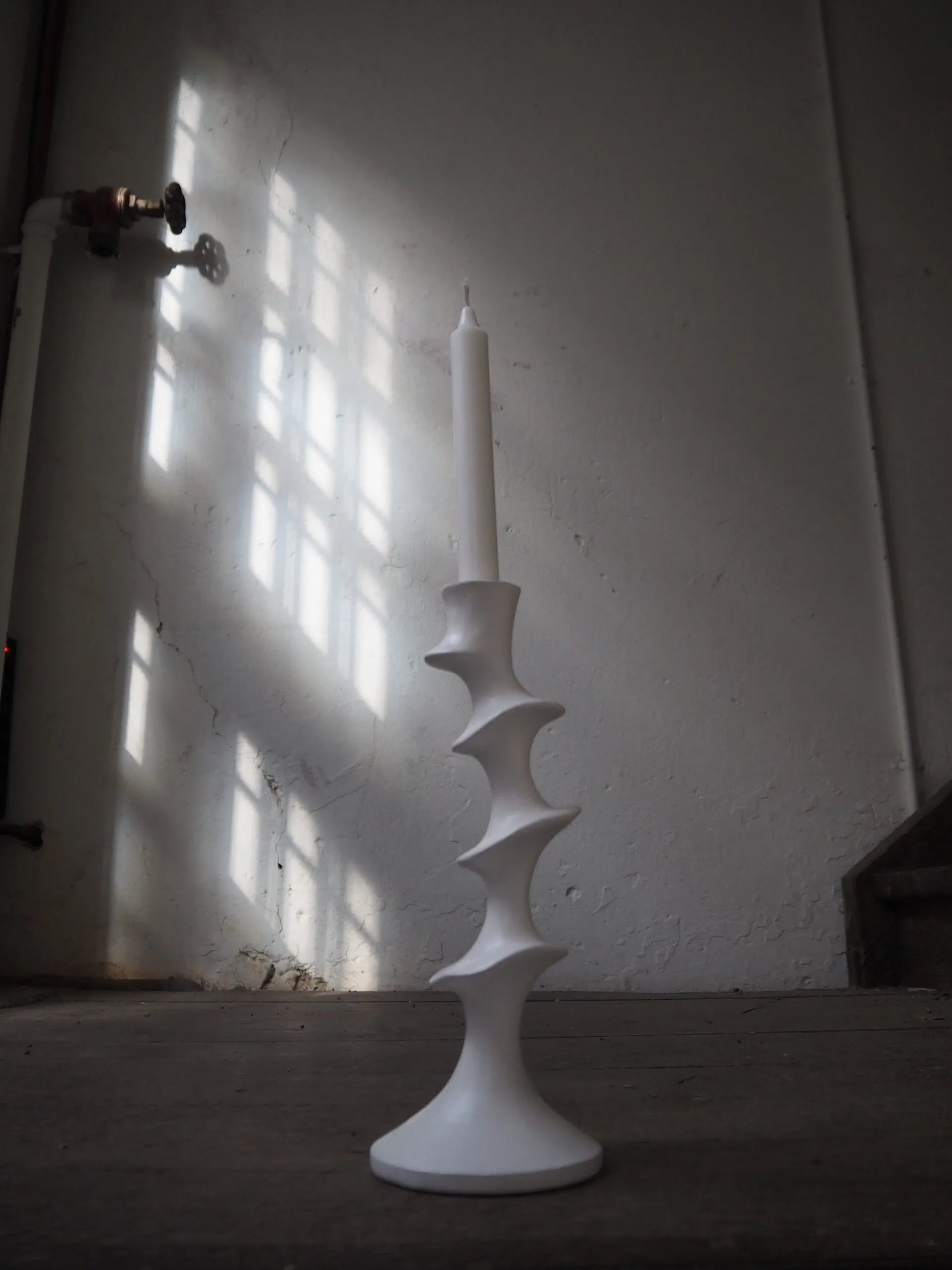 Seklet White Candleholder M