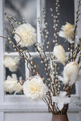 Load image into Gallery viewer, Fjäderblomma med clip vanilj
