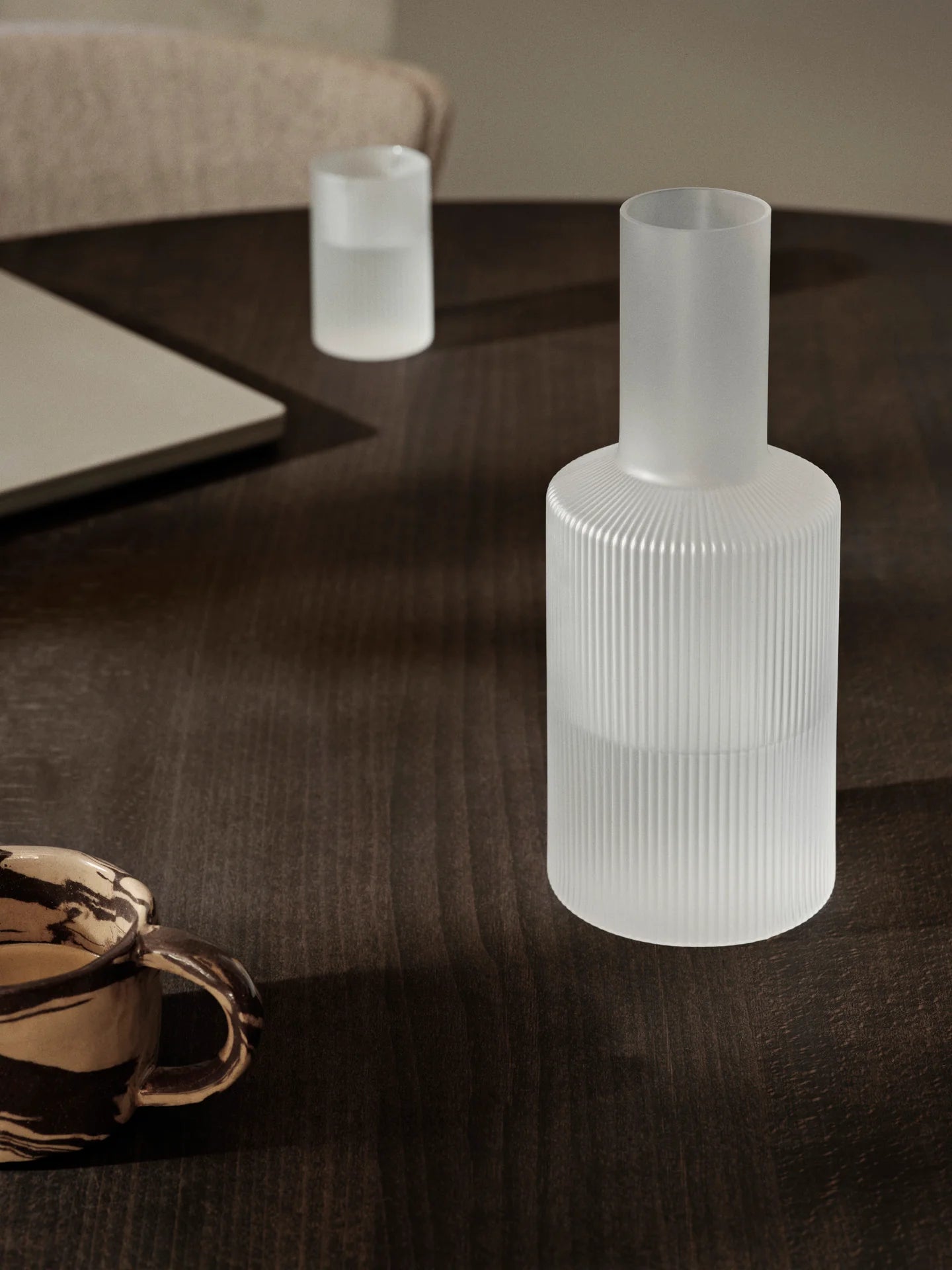 Ripple Carafe frosted