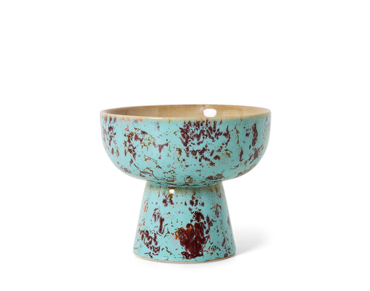 70s ceramics: Tapas Bowl On Base