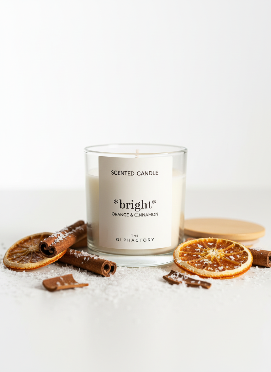 julljuset/vinterljus! Bright - Apelsin & Kanel