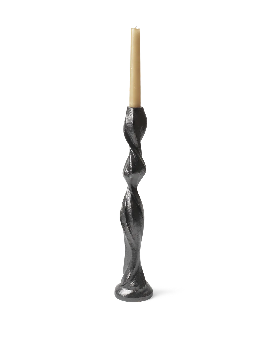 Ferm Living Gale Candle Holder - H38 - Blackened Aluminium