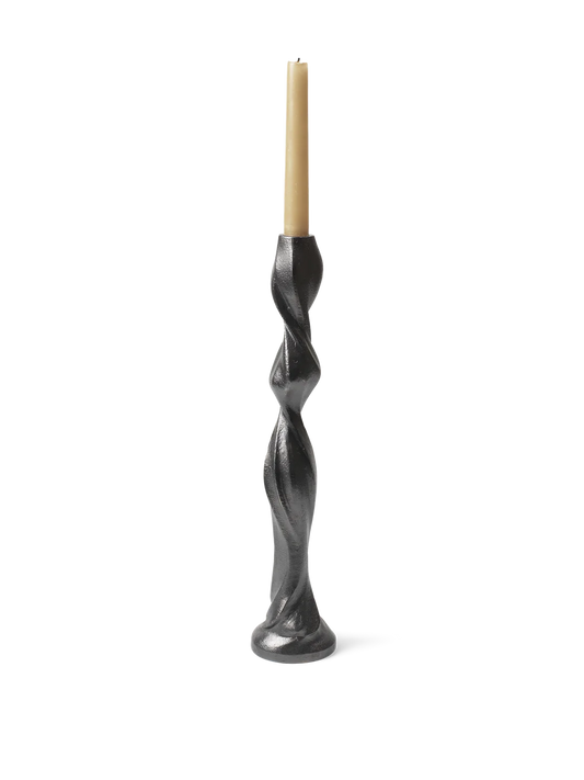 Ferm Living Gale Candle Holder - H38 - Blackened Aluminium
