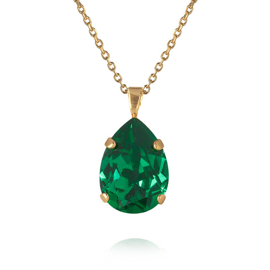 MINI DROP NECKLACE / MAJESTIC GREEN