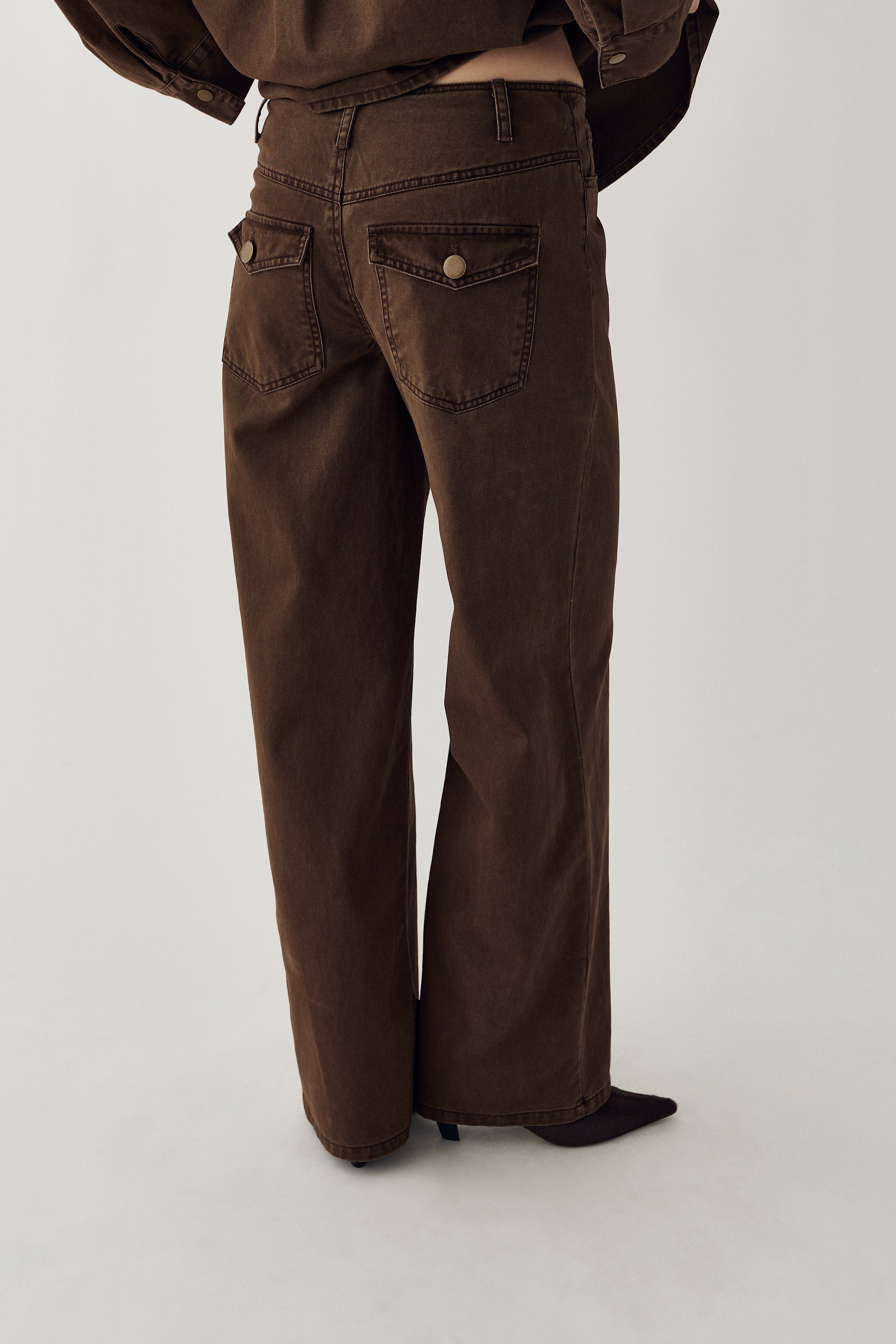 N-Maribella MW Pants Cocoa Brown