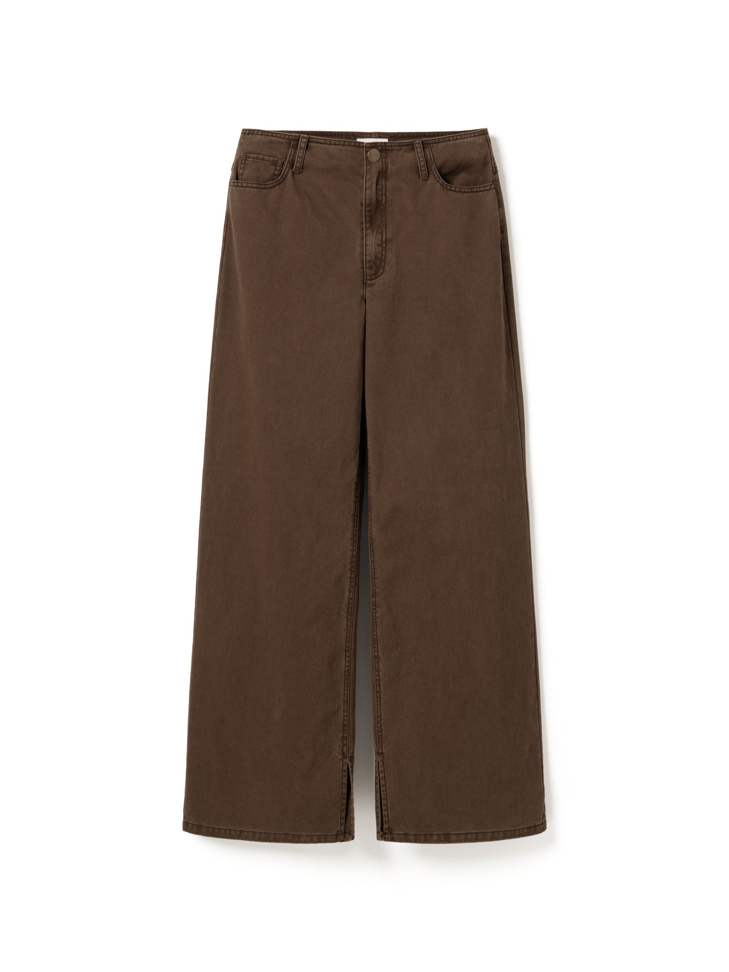 N-Maribella MW Pants Cocoa Brown
